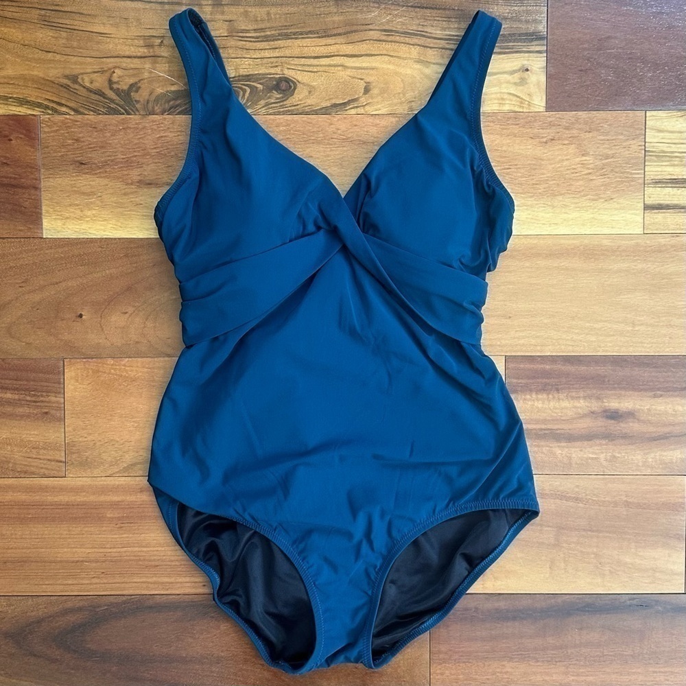 Lands End Tie Back Swimsuit